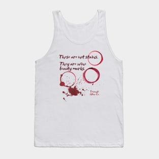 Wine Beauty Marks/Stains Tank Top